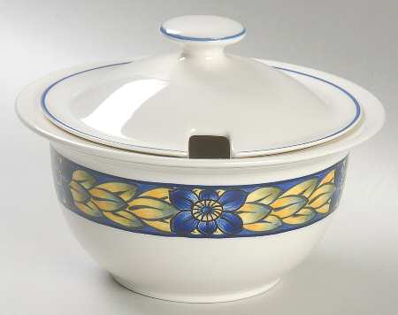 Blue Pheasant Sauce Boat & Lid