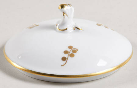 Brown Iris Lid for Mini Sugar Bowl