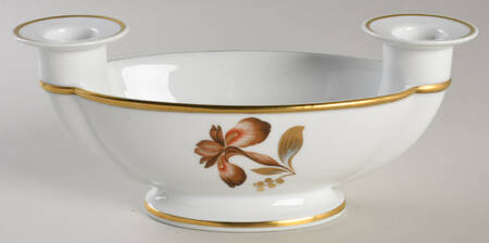Brown Iris Double Light Candlestick