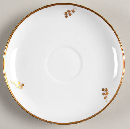 Brown Iris Saucer for Flat Cup