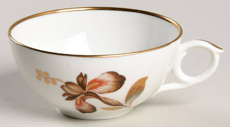Brown Iris Flat Cup