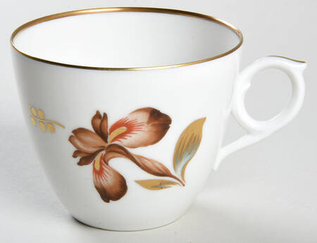 Brown Iris Flat Cup