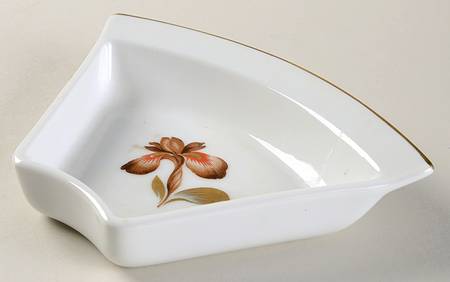 Brown Iris 7 Piece Lazy Susan Side Section Only