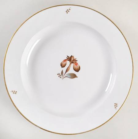 Brown Iris 13" Chop Plate (Round Platter)