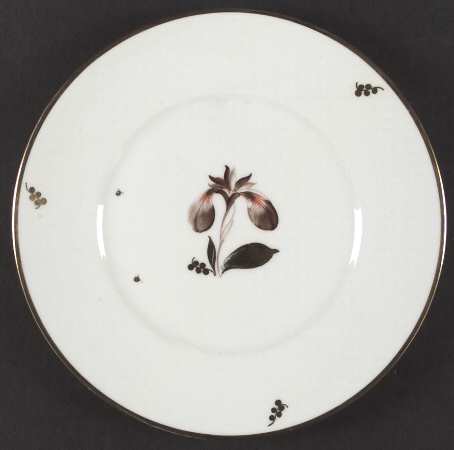 Brown Iris Dinner Plate