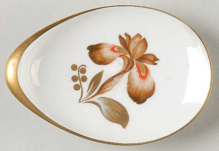 Brown Iris Small Ashtray