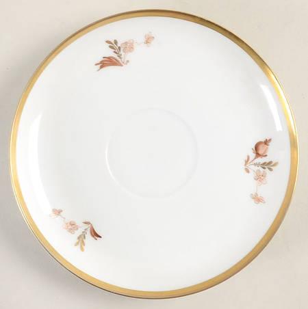 Brown Rose Saucer for Oversized Cup