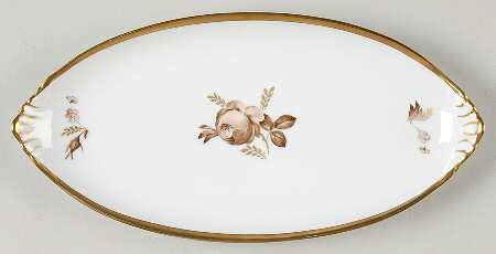 Brown Rose Pickle Dish