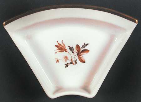 Brown Rose Lazy Susan-Side Dish