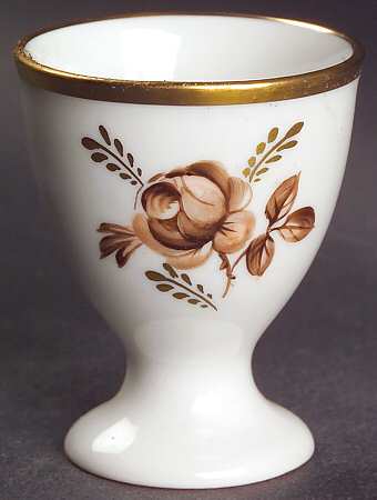 Brown Rose Single Egg Cup