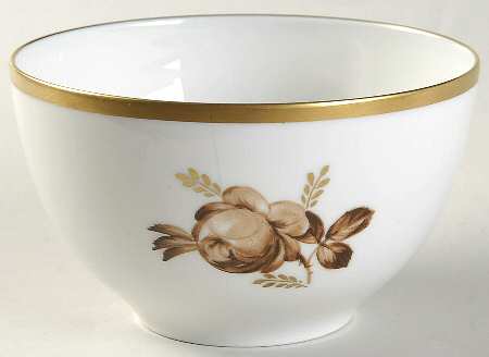 Brown Rose Cranberry Bowl