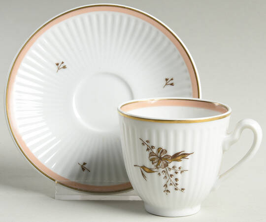 Clarissa Flat Demitasse Cup & Saucer Set