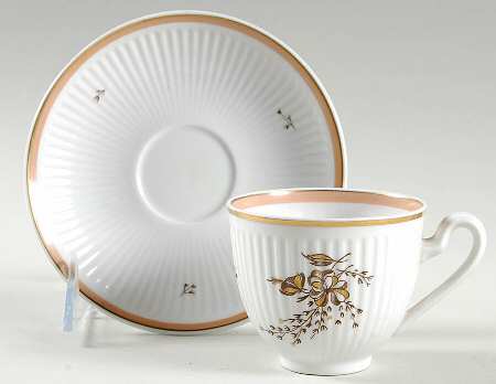 Clarissa Flat Demitasse Cup & Saucer Set