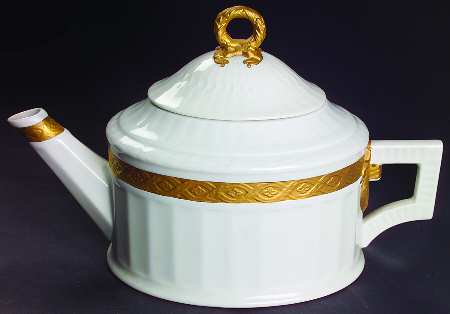 Fan Service Gold Teapot & Lid