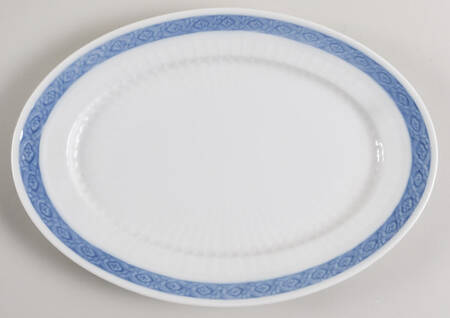 Fan Service Blue 11" Oval Serving Platter