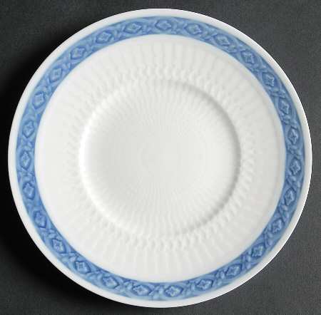 Fan Service Blue Bread & Butter Plate