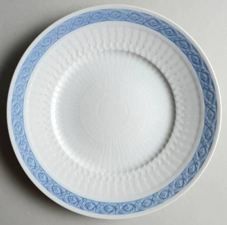 Fan Service Blue Luncheon Plate