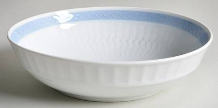 Fan Service Blue 9" Round Vegetable Bowl