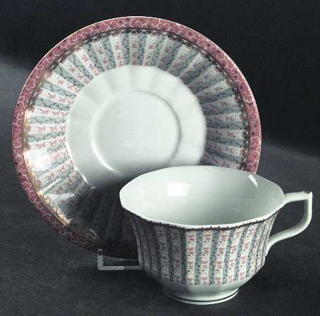 Fairy Tale Terra Cotta Flat Cup & Saucer Set