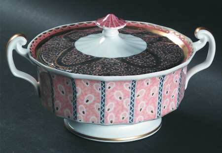 Fairy Tale Terra Cotta Sugar Bowl & Lid