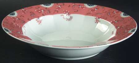 Fairy Tale Terra Cotta Rim Soup Bowl