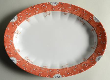 Fairy Tale Terra Cotta 13" Oval Serving Platter