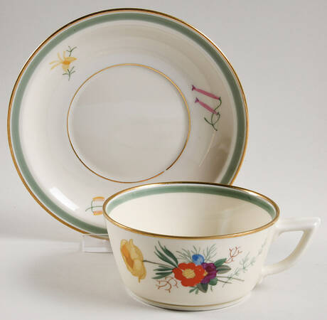 Fiesta Flat Cup & Saucer Set