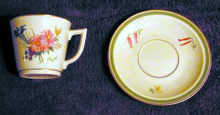 Fiesta Flat Cup & Saucer Set