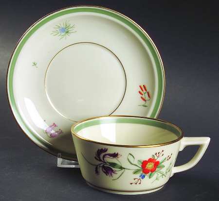 Fiesta Flat Cup & Saucer Set