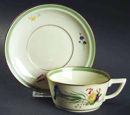 Fiesta Flat Cup & Saucer Set