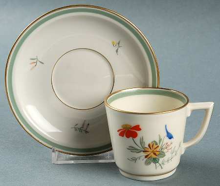 Fiesta Flat Demitasse Cup & Saucer Set