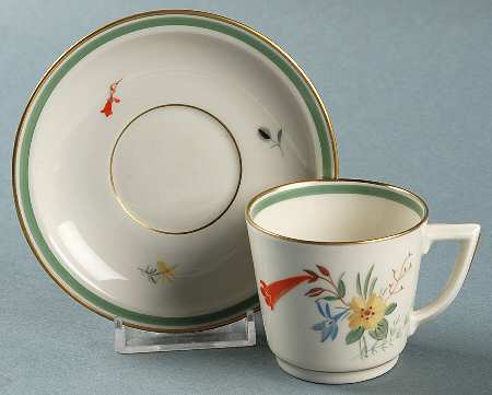Fiesta Flat Demitasse Cup & Saucer Set