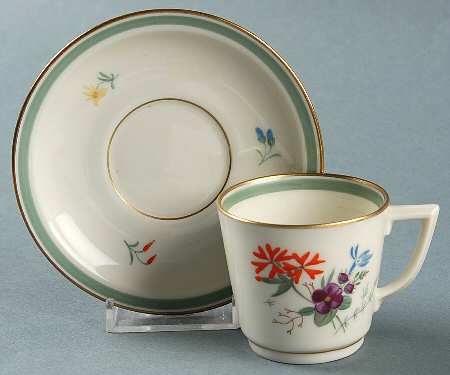 Fiesta Flat Demitasse Cup & Saucer Set