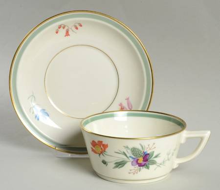 Fiesta Flat Cup & Saucer Set