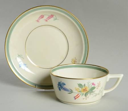 Fiesta Flat Cup & Saucer Set