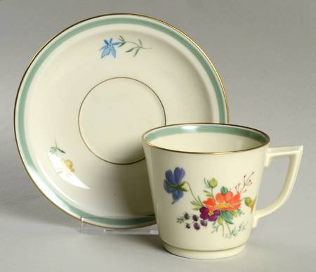 Fiesta Flat Cup & Saucer Set