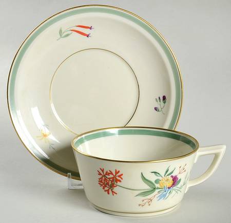 Fiesta Flat Cup & Saucer Set