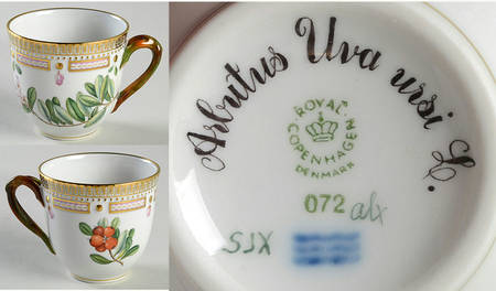 Flora Danica (1961 To Current) Flat Cup-Arbutus Uva urs. L.