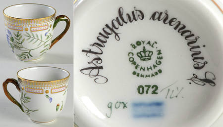 Flora Danica (1961 To Current) Flat Cup-Astragalus arenarius L