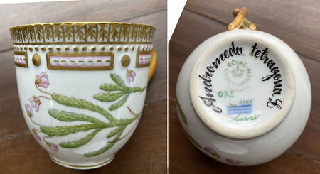 Flora Danica (1961 To Current) Flat Cup-Andromeda tetragona