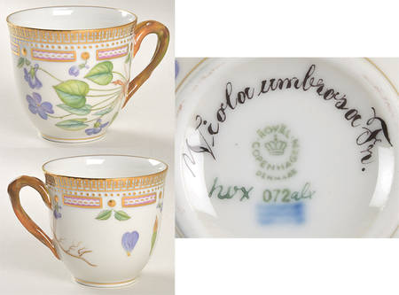 Flora Danica (1961 To Current) Flat Cup-Violor umbrosoc Fr.
