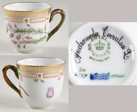 Flora Danica (1961 To Current) Flat Cup-Andromeda goerulea L.