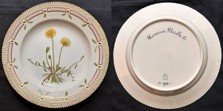 Flora Danica (1961 To Current) Dinner Plate-Hieracium Pilosella L.