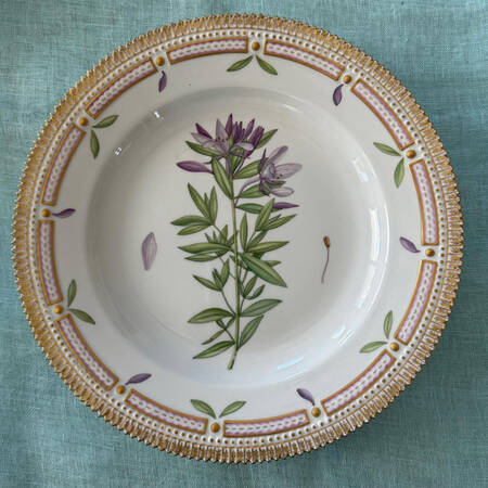 Flora Danica (1961 To Current) Dinner Plate-Chamaenerium Latifolium Tenuiflorum