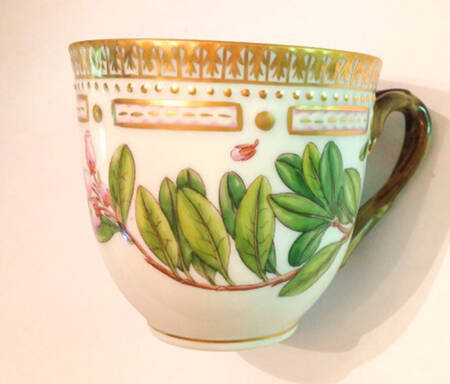 Flora Danica (1961 To Current) Flat Cup Arctpstoyshyles Uvv Ursi spi