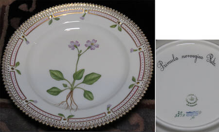 Flora Danica (1961 To Current) Salad Plate-Potentilla norvegica Retz