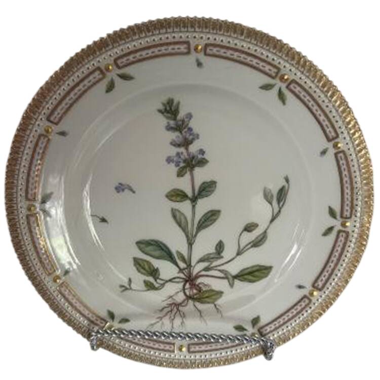 Flora Danica (1961 To Current) Dinner Plate-Ajuga Reptans L