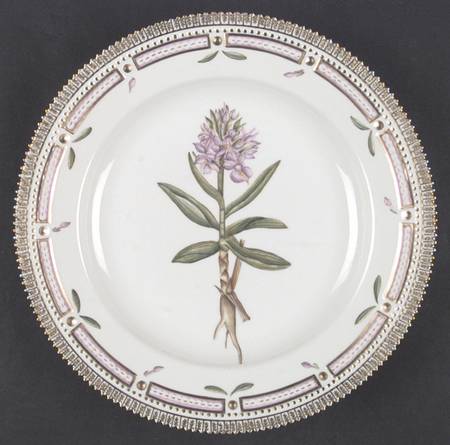 Flora Danica (1961 To Current) Dinner Plate-Orchis sambucina L