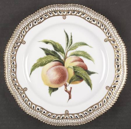 Flora Danica (1961 To Current) Fruit Service Luncheon Plate by Royal Copenhagen