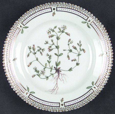 Flora Danica (1961 To Current) Dessert/Pie Plate